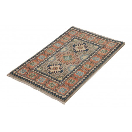 Tappeto Kazak Afghanistan marrone grigio 62x94