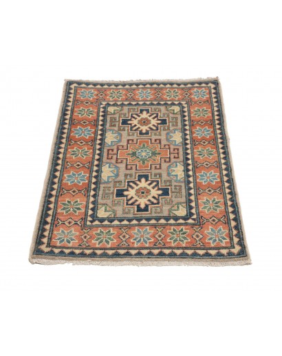 Tappeto Kazak Afghanistan marrone grigio 62x94