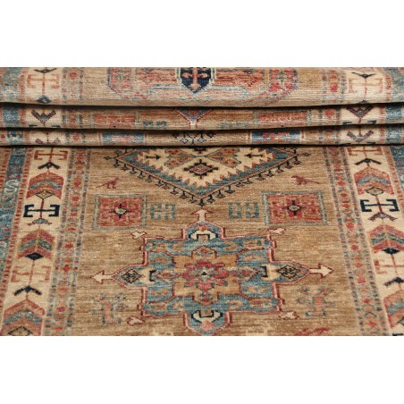 Tappeto Kazak Fine Pakistan marrone grigio 76x249