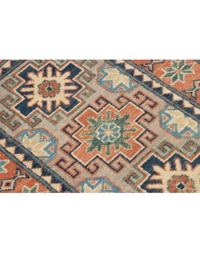 Tappeto Kazak Afghanistan marrone grigio 62x94