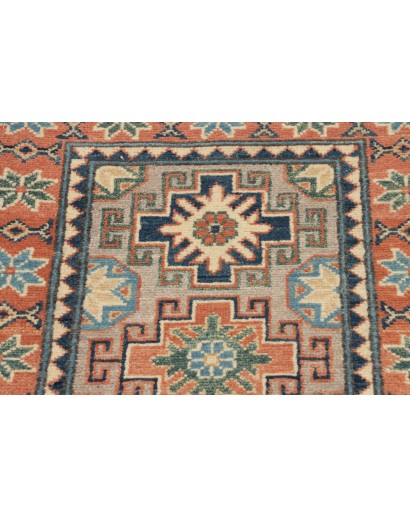 Tappeto Kazak Afghanistan marrone grigio 62x94