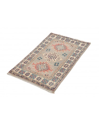 Tappeto Kazak Afghanistan marrone azzurro 60x96