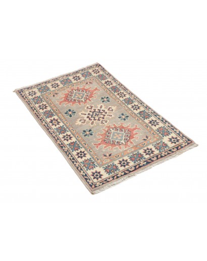 Tappeto Kazak Afghanistan marrone azzurro 60x96