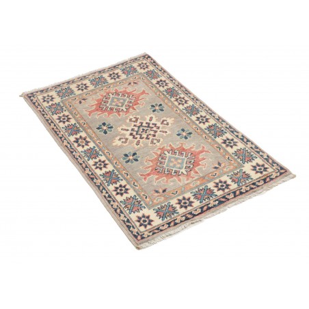 Tappeto Kazak Afghanistan marrone azzurro 60x96