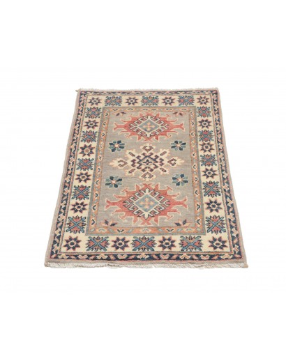 Tappeto Kazak Afghanistan marrone azzurro 60x96
