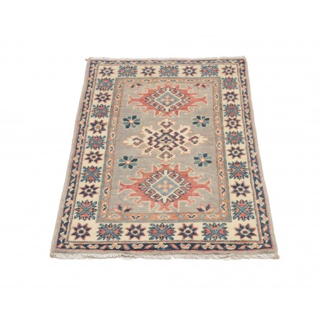 Tappeto Kazak Afghanistan marrone azzurro 60x96