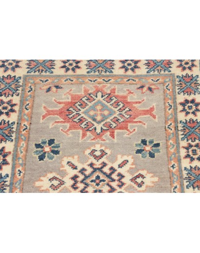 Tappeto Kazak Afghanistan marrone azzurro 60x96