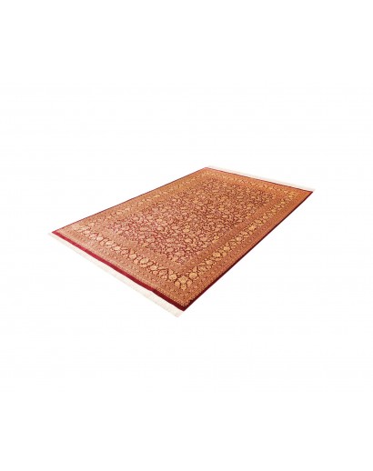 Tappeto Ghom seta Persia marrone 162x240