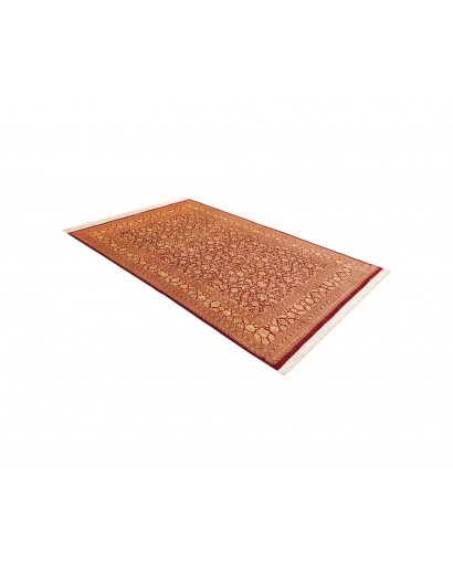 Tappeto Ghom seta Persia marrone 162x240