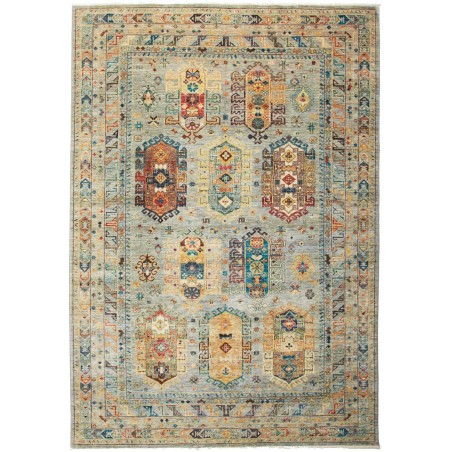 Tappeto Tribal Pakistan marrone grigio 170x246