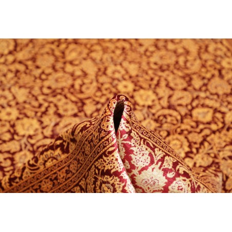 Tappeto Ghom seta Persia marrone 162x240