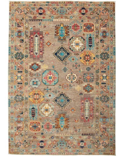 Tappeto Tribal Pakistan marrone 166x238