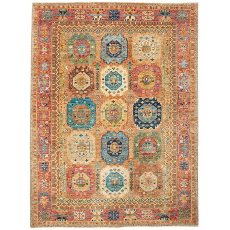 Tappeto Tribal Pakistan marrone arancione 172x233