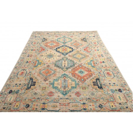 Tappeto Tribal Pakistan marrone grigio 201x296