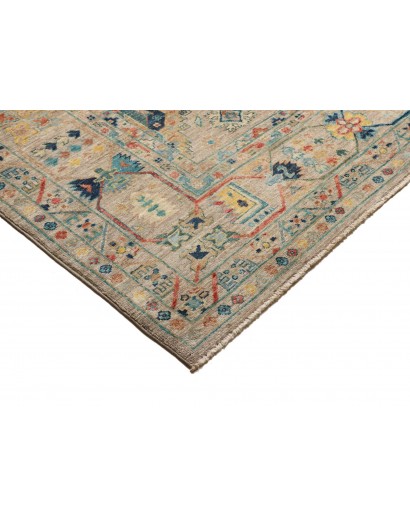 Tappeto Tribal Pakistan marrone grigio 201x296