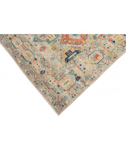 Tappeto Tribal Pakistan marrone grigio 201x296