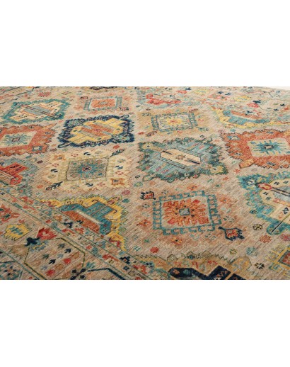 Tappeto Tribal Pakistan marrone grigio 201x296