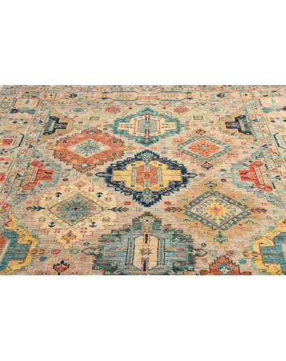 Tappeto Tribal Pakistan marrone grigio 201x296