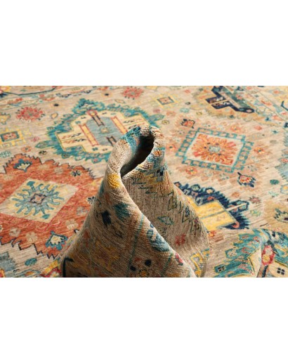 Tappeto Tribal Pakistan marrone grigio 201x296