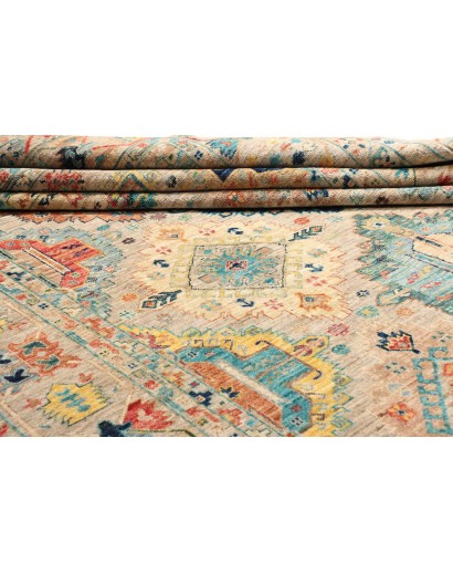 Tappeto Tribal Pakistan marrone grigio 201x296