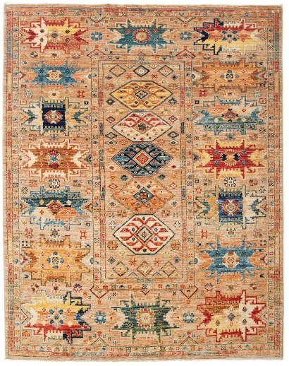 Tappeto Tribal Pakistan marrone 152x192