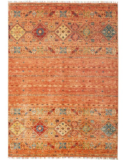 Tappeto Rubin Pakistan arancione grigio 151x207