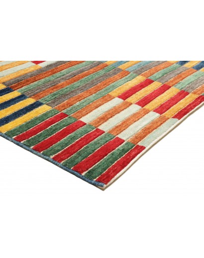 Tappeto Barjesta Pakistan bianco grigio 197x282