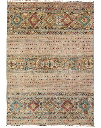 Tappeto Rubin Pakistan marrone grigio 149x208