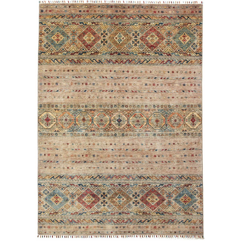 Tappeto Rubin Pakistan marrone grigio 149x208 Tappeto Rubin Pakistan marrone grigio 149x208