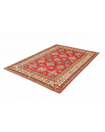 Tappeto Kazak Fine Pakistan marrone grigio 153x207