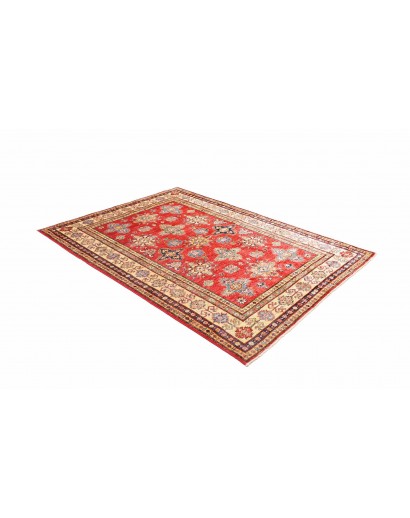 Tappeto Kazak Fine Pakistan marrone grigio 153x207