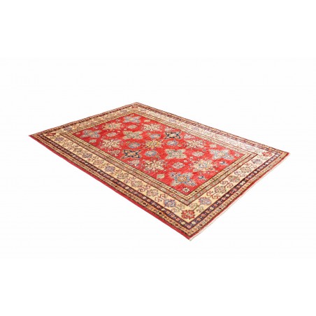 Tappeto Kazak Fine Pakistan marrone grigio 153x207