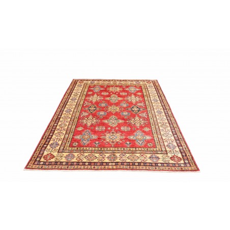 Tappeto Kazak Fine Pakistan marrone grigio 153x207