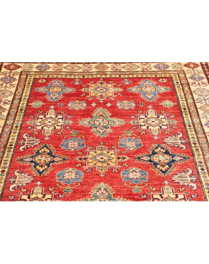 Tappeto Kazak Fine Pakistan marrone grigio 153x207