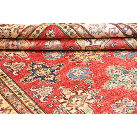 Tappeto Kazak Fine Pakistan marrone grigio 153x207