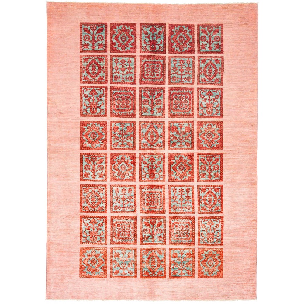 Tappeto Bakhteari Pakistan rosso marrone 168x237