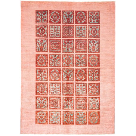 Tappeto Bakhteari Pakistan rosso marrone 168x237