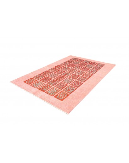 Tappeto Bakhteari Pakistan rosso marrone 168x237