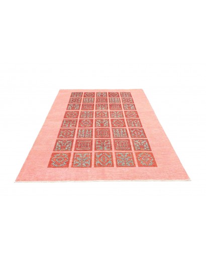 Tappeto Bakhteari Pakistan rosso marrone 168x237