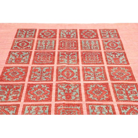 Tappeto Bakhteari Pakistan rosso marrone 168x237