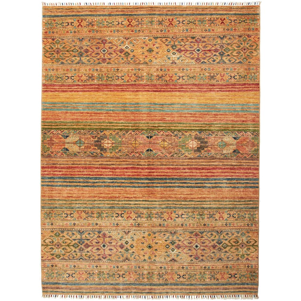 Tappeto Rubin Pakistan arancione azzurro 171x230 Tappeto Rubin Pakistan arancione azzurro 171x230