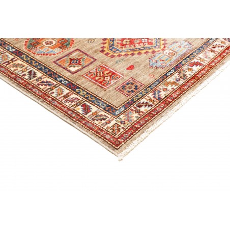 Tappeto Kazak Fine Pakistan marrone grigio 178x262