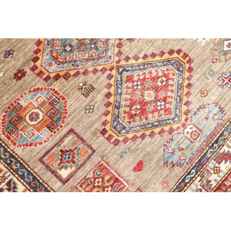 Tappeto Kazak Fine Pakistan marrone grigio 178x262