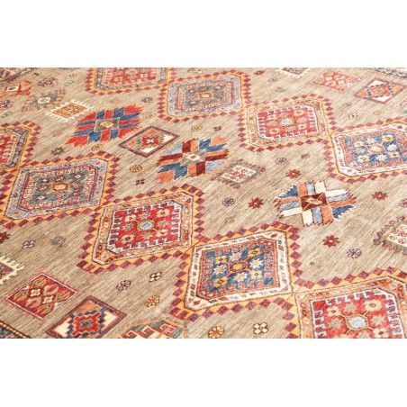 Tappeto Kazak Fine Pakistan marrone grigio 178x262