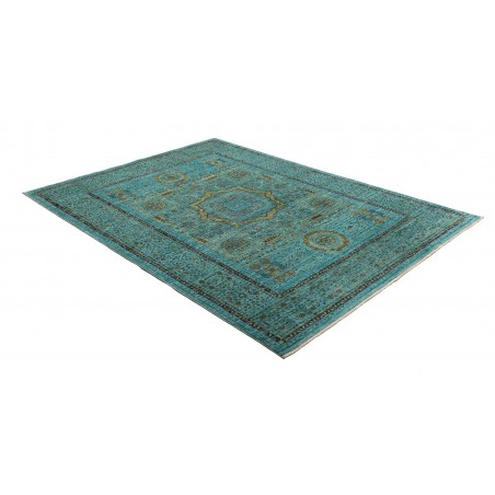 Tappeto Mamlouk Pakistan azzurro grigio 173x243