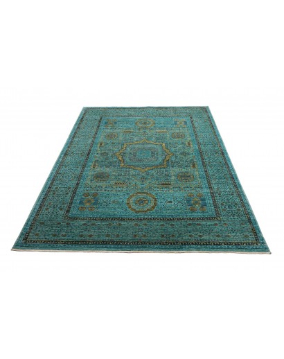 Tappeto Mamlouk Pakistan azzurro grigio 173x243