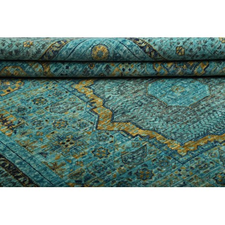 Tappeto Mamlouk Pakistan azzurro grigio 173x243