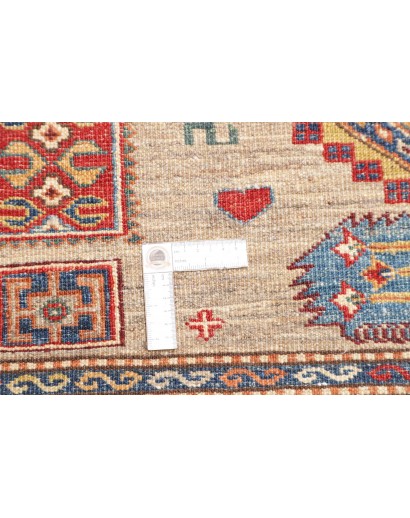 Tappeto Kazak Fine Pakistan marrone grigio 178x262