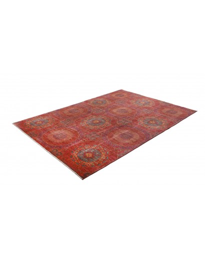 Tappeto Mamlouk Pakistan marrone arancione 170x228