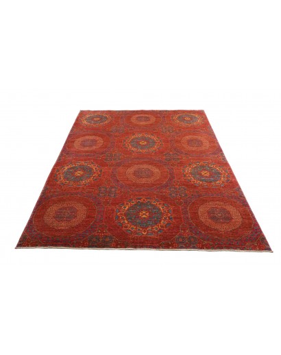 Tappeto Mamlouk Pakistan marrone arancione 170x228
